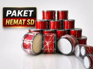 paket alat drumband SD lengkap harga murah 1 set siap kirim seluruh Indonesia